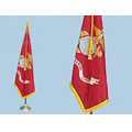 7' Pole & 3' x 5' Flag - Marine Corps Indoor Presentation Set
